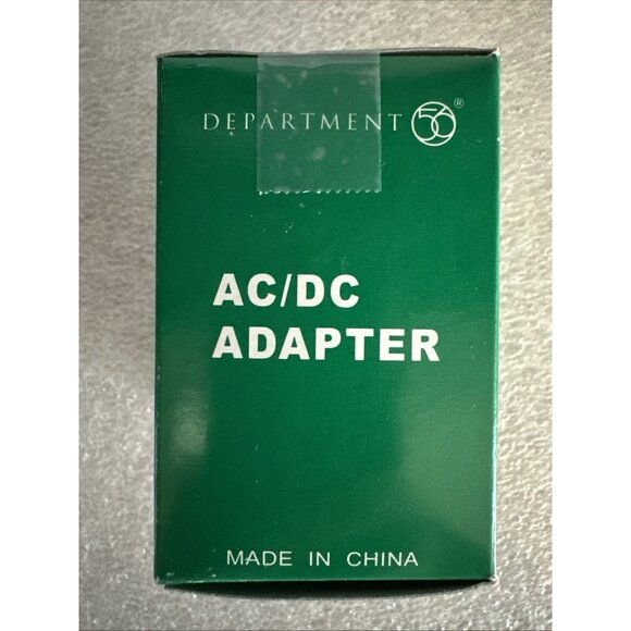 Department 56 AC/DC Adapter #55026 Triple Output Unit White Tested Comes In Box - Picture 3 of 5